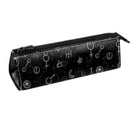 VAPOKF Sac à crayons avec motif de tarot - Pochette compacte à fermeture éclair, multicolore, 5.5 ×6 ×20CM/2.2x2.4x7.9 in, Organiseur de sac