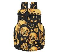 VAPOKF Sac à dos de basket-ball, sac de sport avec compartiment pour ballon et chaussures pour football, football, volley-ball, natation, gym, voyage, champignon hors du crâne oculaire