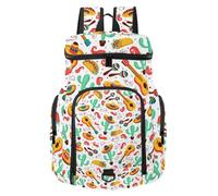 VAPOKF Sac à dos de basket-ball, sac de sport avec compartiment pour ballon et chaussures pour football, football, volley-ball, natation, gym, voyage, guitare mexicaine, symbole culturel