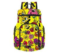 VAPOKF Sac à dos de basket-ball, sac de sport avec compartiment pour ballon et chaussures pour football, football, volley-ball, natation, gym, voyage, fruits, radis, squash mignon dessin animé