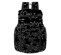 VAPOKF Sac à dos de basket-ball, sac de sport avec compartiment pour ballon et chaussures pour football, football, volley-ball, natation, gym, voyage, équation de chimie