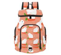 VAPOKF Sac à dos de basket-ball, sac de sport avec compartiment pour ballon et chaussures pour football, football, volley-ball, natation, gym, voyage, mini lapin français