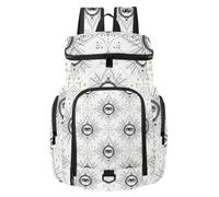 VAPOKF Sac à dos de basket-ball, sac de sport avec compartiment pour ballon et chaussures pour football, football, volley-ball, natation, gym, voyage, alchimie mystique occulte