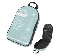 VAPOKF Sac de rangement pour ustensiles de camping de voyage, tour Eiffel I Love Paris, sac de rangement pour ustensiles de cuisine, pochette de rangement pour barbecue en plein air, sac uniquement