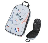 VAPOKF Sac de rangement pour ustensiles de cuisine, carte de France et tour de Paris pour ustensiles de cuisine, pochette de rangement pour barbecue en plein air, sac uniquement