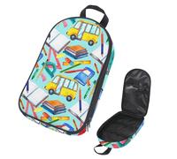 VAPOKF Sac de rangement pour ustensiles de voyage, bus scolaire, carnet, stylo, ensemble d'ustensiles de cuisine, pochette de rangement pour barbecue en plein air, sac uniquement
