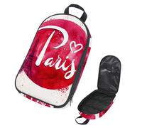 VAPOKF Sac de rangement pour ustensiles de voyage et de camping, aquarelle Paris avec sac de rangement Tour Eiffel pour ustensiles de cuisine, accessoires de cuisine, pochette de rangement pour