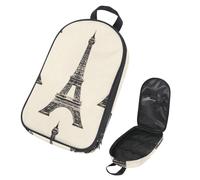 VAPOKF Sac de rangement pour ustensiles de voyage et de camping, motif Tour Eiffel de Paris, sac de rangement pour ustensiles de cuisine, accessoires de cuisine, pochette de rangement pour barbecue en