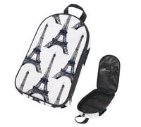 VAPOKF Sac de rangement pour ustensiles de voyage et de camping, motif Tour Eiffel de Paris, sac de rangement pour ustensiles de cuisine, accessoires de cuisine, pochette de rangement pour barbecue en