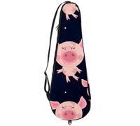 VAPOKF Sac de raquette de badminton, sac à main pour raquette de badminton, sac à main pour 2 raquettes, dessin animé rose cochon