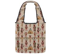 VAPOKF Sac fourre-tout en toile de la culture ancienne africaine, sac à main pour femme, grand sac de transport réutilisable, sac à bandoulière pour l'école, le travail, le bureau, les voyages, le