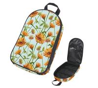 VAPOKF Sac organisateur de voyage pour ustensiles de camping avec calendula botanique aquarelle pour ustensiles de cuisine, accessoires de cuisine, étui de barbecue en plein air, sac seulement