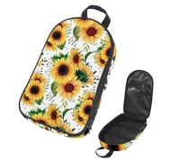 VAPOKF Sac organisateur de voyage pour ustensiles de camping, sac de rangement d'été avec tournesol aquarelle pour ustensiles de cuisine, accessoires de cuisine, étui de barbecue en plein air