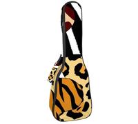 VAPOKF Sac pour ukulélé, housse pour ukulélé soprano ténor concert de 58,4 cm, 10 mm d'épaisseur, rembourré, doux, sangles réglables, sac de transport, imprimé zèbre, girafe, tigre, guépard,