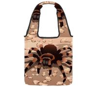 VAPOKF Spider Tarentula Sac fourre-tout en toile pour femme, grand sac de transport réutilisable pour l'école, le travail, le bureau, les voyages, le magasinage décontracté