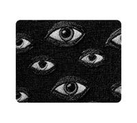 VAPOKF Tapis de souris mauvais œil | Tapis de bureau rectangulaire | Précision et vitesse améliorées | Base en caoutchouc pour une adhérence stable sur les surfaces lisses | Tapis de table