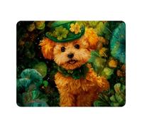 VAPOKF Tapis de souris rectangulaire pour la Saint-Patrick - 280 x 220 mm - Base en caoutchouc antidérapant