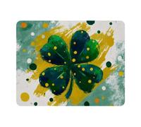 VAPOKF Tapis de souris trèfle de la Saint-Patrick | Tapis de souris rectangulaire pour jeux vidéo | Précision et vitesse améliorées | Base en caoutchouc pour une adhérence stable sur les surfaces