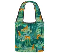VAPOKF Tigers in the Jungle Sac fourre-tout en toile pour femme, grand sac de transport réutilisable, sac à bandoulière pour l'école, le travail, le bureau, les voyages, le shopping, décontracté