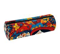 VAPOKF Trousse à crayons avec imprimé « Day of the Skulls » - En cuir synthétique - Pour femme et garçon - Fournitures scolaires et de bureau, multicolore, 20x6.3x6.3 CM, Trousse à crayons