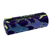 VAPOKF Trousse à crayons Danger Shark on The Deepsea - En cuir synthétique - Trousse de maquillage pour femmes, filles, garçons, enfants - Fournitures scolaires et de bureau, multicolore, 20x6.3x6.3