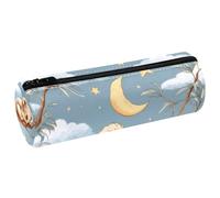 VAPOKF Trousse à crayons en cuir avec motif koala endormi sur une branche pour ranger des stylos, des pièces de monnaie, des cosmétiques, des fournitures de bureau ou des étudiants