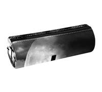 VAPOKF Trousse à crayons en cuir synthétique avec trois croix sur une colline effrayante pour étudiants, papeterie, maquillage, pour femmes, filles, garçons, enfants, fournitures scolaires et de