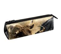 VAPOKF Trousse à crayons Fighting Bulls - Pochette à crayons - Pochette compacte à fermeture éclair