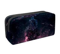 VAPOKF Trousse à crayons, pochette de papeterie pour adolescents, garçons, filles, fournitures scolaires de bureau - Future Science Fiction Building, multicolore, 2.3x8.2x3.9in/6x21x10cm, Organiseur