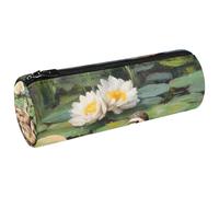 VAPOKF Trousse à crayons, porte-monnaie, maquillage, motif canards sur lotus pour étudiants, papeterie, école, bureau