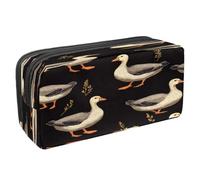 VAPOKF Trousse à crayons, trousse de papeterie pour adolescents, garçons et filles, fournitures scolaires de bureau - Canards indiens coureurs