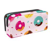 VAPOKF Trousse à crayons, trousse de papeterie pour adolescents, garçons et filles, fournitures scolaires de bureau - Donuts Sweet Desert, multicolore, 2.3x8.2x3.9in/6x21x10cm, Organiseur de sac