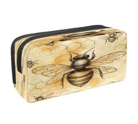 VAPOKF Trousse à crayons, trousse de papeterie pour adolescents, garçons et filles, fournitures scolaires de bureau - Sketch Honey Bee