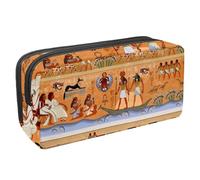 VAPOKF Trousse à crayons, trousse de papeterie pour adolescents, garçons, filles, fournitures scolaires de bureau - Culture égyptienne, multicolore, 2.3x8.2x3.9in/6x21x10cm, Organiseur de sac
