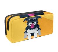 VAPOKF Trousse à crayons, trousse de papeterie pour adolescents, garçons, filles, fournitures scolaires de bureau - Chien langue collante, multicolore, 2.3x8.2x3.9in/6x21x10cm, Organiseur de sac
