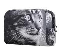 VAPOKF Trousse de maquillage Little Fox endormie pour femme, trousse de toilette de voyage, grande pochette de maquillage pratique avec fermeture éclair, Multicolore 13., 18.5x7.5x13cm/7.3x3x5.1in