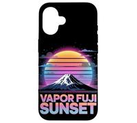 Vapor Fuji Sunset Pop Culture Japonaise Esthétique Coque pour iPhone 16