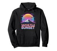 Vapor Fuji Sunset Pop Culture Japonaise Esthétique Sweat à Capuche