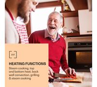 VaporChef Four à vapeur 230 ° C 31 l panneau de commande tactile A