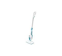 Polti Vaporetto SV220 Balai Vapeur Double Fonction avec Nettoyeur à Main, Prêt en 30 Secondes, Réservoir de 0,32 L, 10 Accessoires Inclus, Vapeur Ajustable, Blanc et Bleu