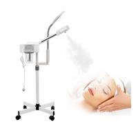 Vaporisateur 2 en 1 pour le visage, cosmétique avec roues, 800 W, nettoyeur de pores, sauna pour le visage, avec lampe loupe LED 5 fois, appareil multifonction pour la maison, les salons de beauté