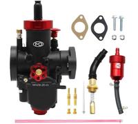 Vaporisateur, Carburateur Racing Carb PE17 mm avec filtre et starter, compatible moteurs de moto à bride 80cc, 90cc 100cc, for dirt pit bike MINI(BLACK PE26mm)