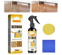 Vaporisateur de cire d'abeille pour sols, cire d'abeille naturelle micro-molécularisée pour meubles, cire d'abeille naturelle micro-molécularisée, cire d'abeille et nettoyant pour meubles, spray de