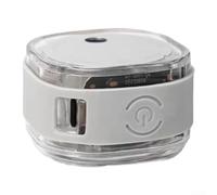Vaporisateur de grains de café avec atomiseur de brume et technologie antistatique pour un broyage fluide du café et un meilleur arôme avec grande capacité de réservoir d'eau (blanc)