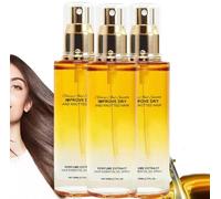 Vaporisateur D'huile Essentielle De Soin Des Cheveux,Spray D'huile Essentielle Parfumée Pour Soins,Huile Capillaire Soyeuse Hydratante,Essentielle De Soin Souple,Huile Pour Cheveux Secs (80ml, 3PC)