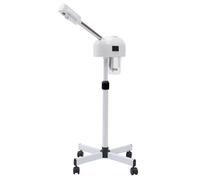 Vaporisateur d'ozone pour le visage, machine à vapeur, multifonction, avec buse rotative à 360 degrés et panneau de commande LCD