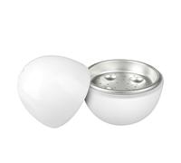 Vaporisateur d'œufs pour micro-ondes - 5,51 x 5,51 x 6,3 pouces Chaudière pour cuisiner des œufs avec 4 capacités | Vaporisateur d'œufs en polypropylène + aluminium pour un petit-déjeuner facile, aide