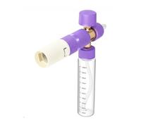 Vaporisateur en mousse haute pression avec interface 1/4 Quick-Connect - Design transparent résistant aux acides et aux alcalins - Pour voiture et nettoyage extérieur - Vert