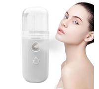 Vaporisateur facial - Vapeur à atomisation nano, hydratant portable pour la peau | Appareil de soins du visage pratique rechargeable par USB, réservoir d'eau visuelle de 30 ml pour hydrater la routine