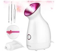 Vaporisateur Facial - WOLADY - Sauna Spa - Vapeur Chaude 40°C - Humidificateur - Kit Nettoyage Comédons